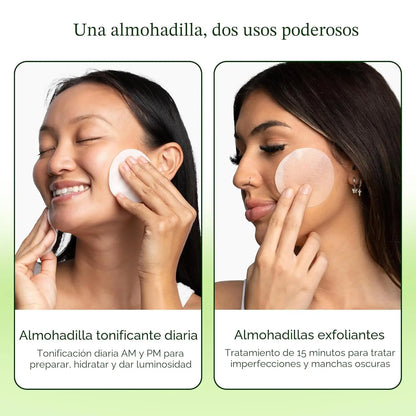 Almohadillas de tóner coreanas jiyu