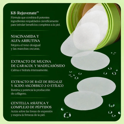 Almohadillas de tóner coreanas jiyu